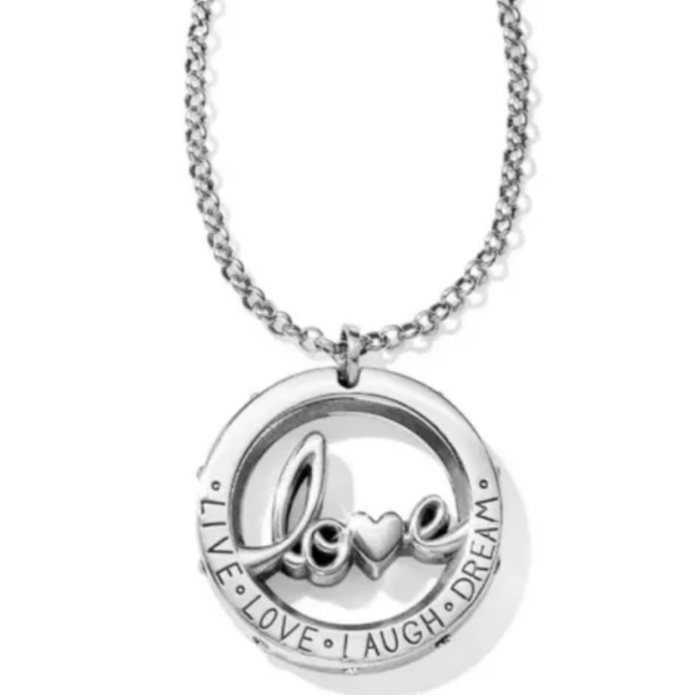 Brighton Necklace Love Live Laugh Dream Necklace Pendant